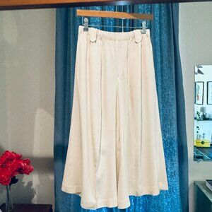 Helmut Lang Wide Leg Cropped Pants High Waist silk lined – SUPER CHIC